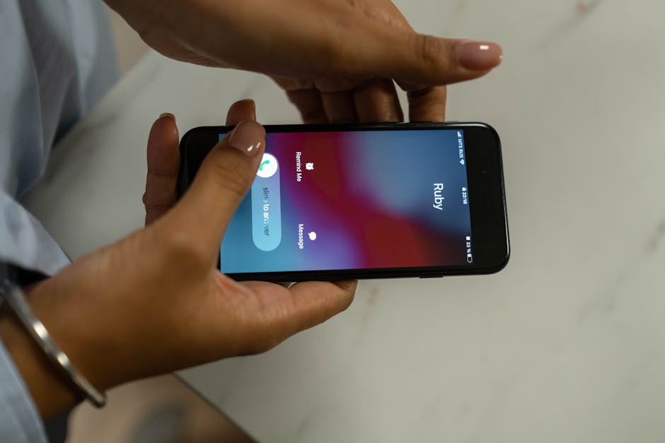 Illustration of Tech Support Scams — an unknown caller on a smartphone