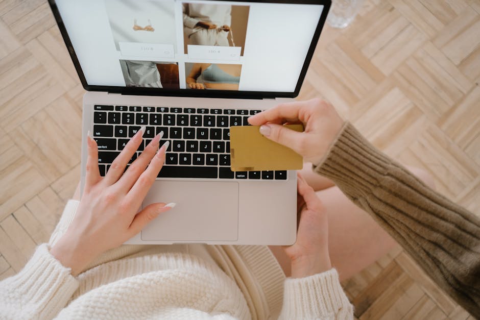 Illustration of Ticket Scams — an online shopping cart on a laptop